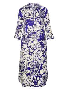 MADELEINE Платье-рубашка из шерсти белого цвета