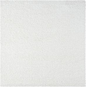 SAFAVIEH Primo Shag коллекция ковер 201 x 201 см - Ivory, сплошной дизайн, без линьки и простой уход, идеален для помещений с высокой проходимостью в гостиной, спальне (PRM300A)