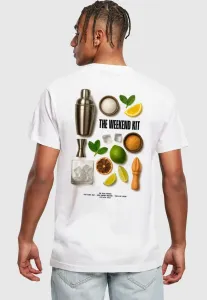 Футболка с принтом "комплект выходного дня" Mister Tee, White