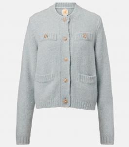 Кардиган из кашемира с добавками Jardin des Orangers, Baby Blue
