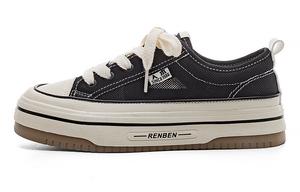Кроссовки RENBEN Skateboarding Shoes Women's Low-top, бежевый
