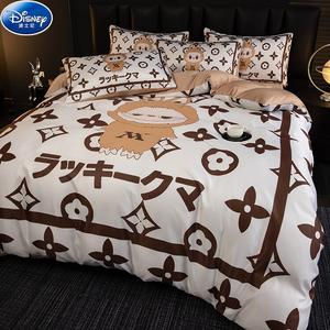 Disney Комплект постельного белья 1,8 м, 4 предмета: пододеяльник 200x230 см, цвет Lutie Rabbit