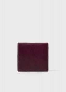 Кошелек для монет, расписанный кистью Paul Smith, цвет Dark Red
