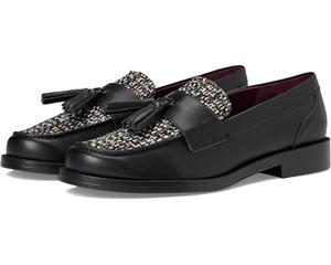 Женские лоферы Franco Sarto Lucia, Black Leather/Tweed