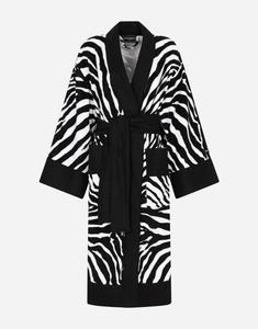 Махровый хлопковый халат Dolce & Gabbana, мультиколор