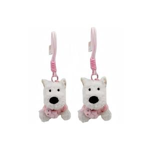 Плюшевый кулон в виде щенка вест хайленд уайт терьера высотой 10 см FKOFR