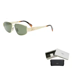 CELINE Авиаторские солнцезащитные очки Aviator Frame, Gold