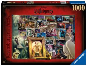 Ravensburger, пазл, Disney, Villainous, Cruella de Vil, 1000 шт.