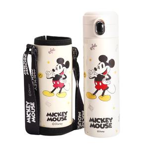 Кружка Mickey High End изолированная зелёный/белый/розовый/чёрный/фиолетовый/ 500 мл Disney, черный Mickey