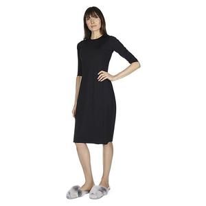 Платье-комбинация с рукавом 3/4 Memoi, Black