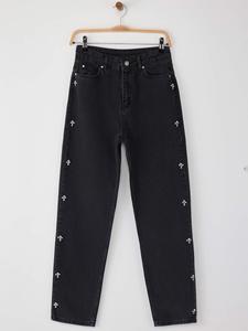 Повседневные джинсы Trendyol, Black denim