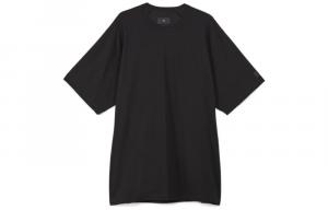 Футболка Y 3 оверсайз с длинным рукавом из хлопка Y-3, черный