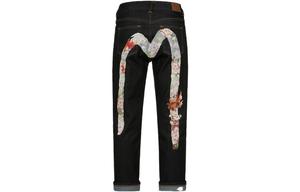 Джинсы женские черные Evisu, черный