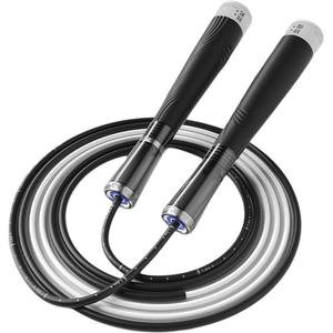 Материал ручек скакалка PC PP силикон, трос ПВХ стальной трос спорт подростки LINING, черный