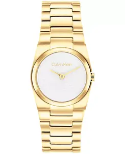 Женские часы ck unite с браслетом из нержавеющей стали золотистого оттенка, 26 мм Calvin Klein, gold