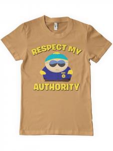Футболка Respect My Authority T-Shirt в золоте South Park