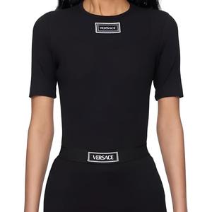 VERSACE Футболка женская черная
