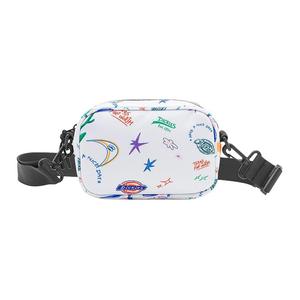 Dickies Полиэстер маленькая квадратная сумка через плечо, кроссбоди обычный унисекс white