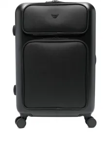 Дорожная сумка с тисненым логотипом EMPORIO ARMANI, черный