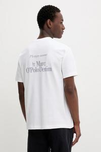 Хлопковая футболка Marc O'Polo, бежевый