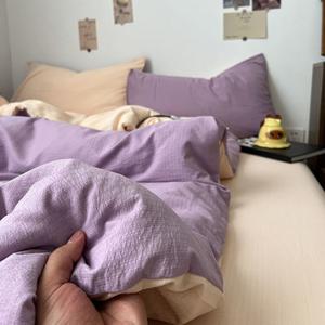 AVIVI Комплект постельного белья 1.5 м, простыня, пододеяльник 200x230 см, цвет корица