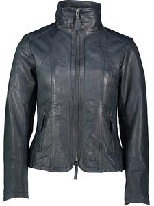 Кожаная куртка 7eleven Serace, темно синий