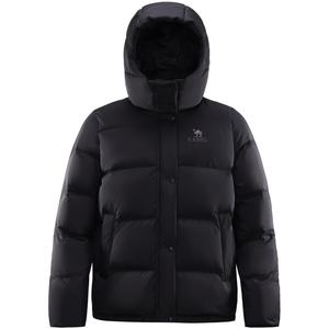 Пуховик из коллекции Warm Fleece для женщин CAMEL, phantom черный