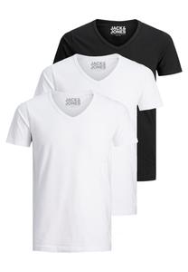 Футболка базовая Jack & Jones, цвет white/white/black