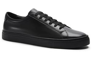 Стильные мужские кеды для скейтбординга с низким верхом черного цвета Chioryn