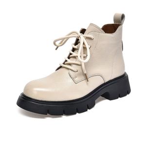 Devanro Женские ботильоны 3,5 см бежевые, цвет Beige