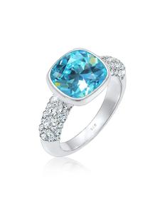 Elli Коктейльное кольцо из серебра 925 пробы, обручальное кольцо из серебра