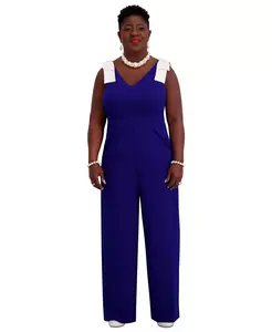 Женский комбинезон с завязками, Regular & Plus Size Kasper, синий