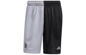 Мужские баскетбольные шорты черного серого цвета Adidas