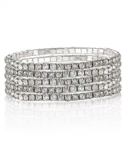 Комплект из 5 браслетов со стразами Jessica Simpson, gold