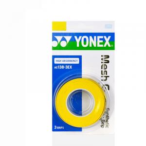 Лента для рукоятки бадминтонной ракетки из полиуретана, тонкая, для игры в помещении и на улице YONEX, желтый