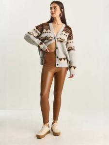 Bianco Lucci Скинни в коричневом цвете