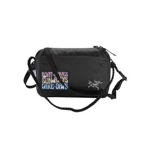 Arcteryx Нейлоновая поясная сумка унисекс черная, Dark River Ferry