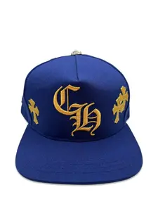 Бейсболка Cross Patch Chrome Hearts, синий