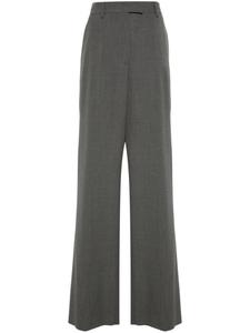 Valentino Garavani брюки широкого кроя, серый