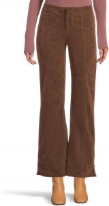 Брюки Free People Glow Up Pant Suede, цвет Shaved Chocolate