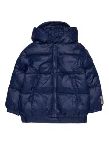 Стеганая куртка с вышитым логотипом Nº21 Kids, синий