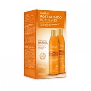 Набор для ухода Post Brazilian Straightening - Shampoo 225 Ml, Conditioner 225 Ml