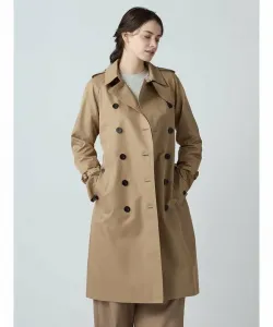 Простой длинный тренч Aquascutum Women, цвет Beige