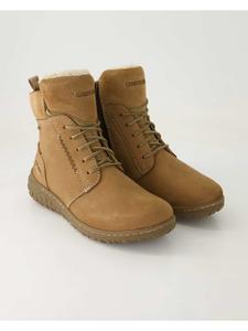 Коричневые ботильоны на шнуровке Josef Seibel