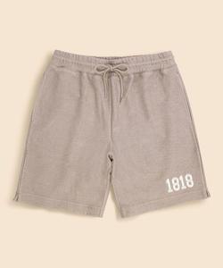 Хлопковые шорты из махровой ткани с логотипом 1818.