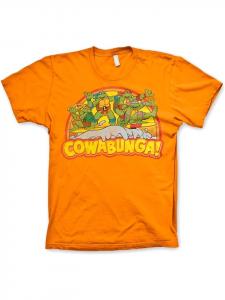 Футболка оранжевого цвета Teenage Mutant Ninja Turtles