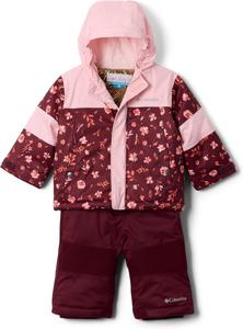 Columbia Unisex Baby Mighty Mogul II Set, Rich Wine Wintergarden/Satin Pink