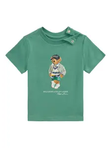 Футболка с логотипом POLO RALPH LAUREN KIDS, зеленый