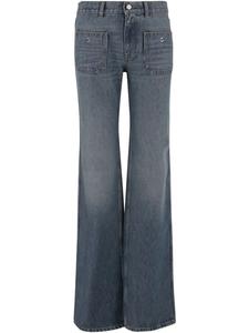 Расклешенные джинсы Coperni из хлопка, синий