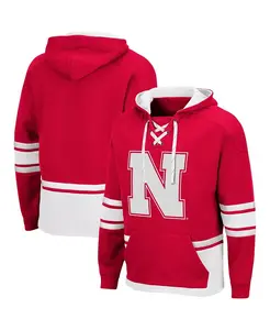 Мужской худи Nebraska Huskers Lace Up 3.0 на шнуровке Colosseum, красный